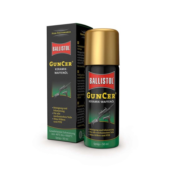 Ballistol Guncer Ceramic Gun Sprey Yağ 50 ml