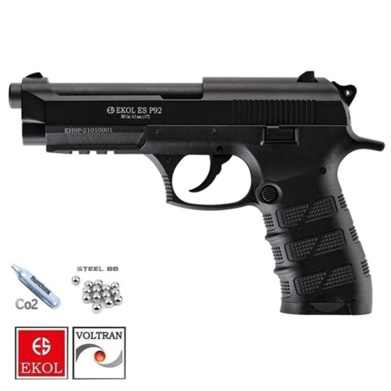 EKOL ES P92 Havalı Tabanca 4.5 mm - Siyah