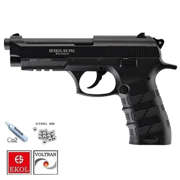 EKOL ES P92 Havalı Tabanca 4.5 mm - Siyah