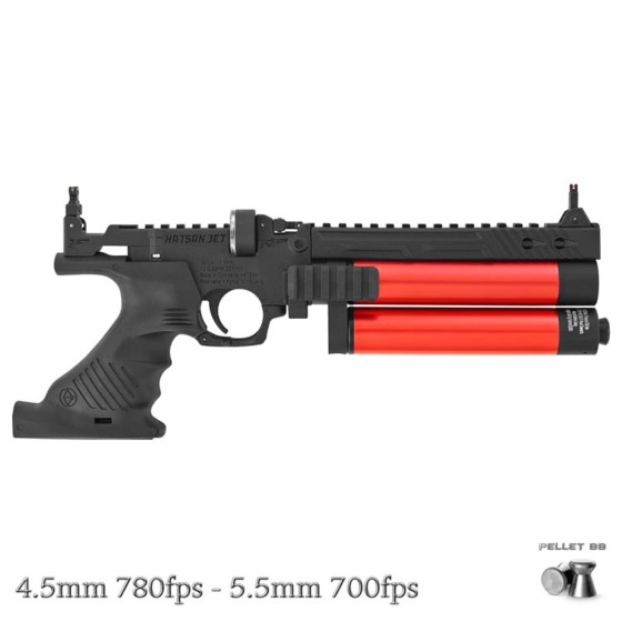 Hatsan JET II Red PCP Havalı Tabanca