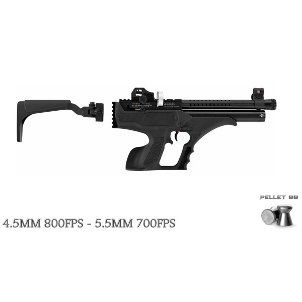 Hatsan Sortie Tactical Yarı Otomatik PCP Havalı Tabanca