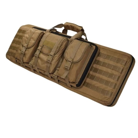 HUNTHINK Çiftli Tüfek Taşıma Çantası Bej