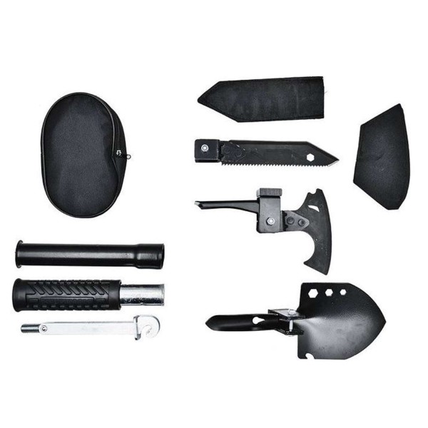 Hunthink Katlanır Kürek, Balta, Bıçak, Testere, Çekiç ,Çapa Seti