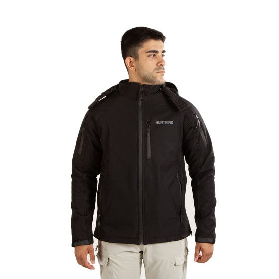 Hunthink Softshell Mont Siyah 3X Large