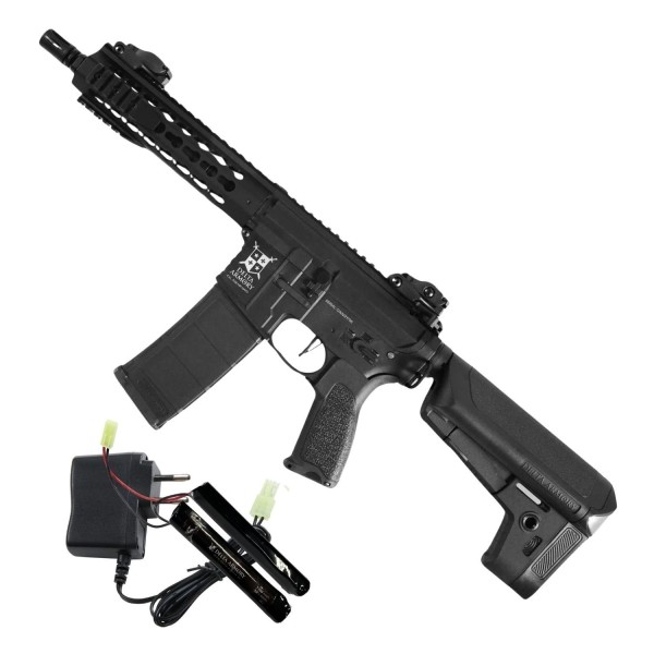 Delta Armory AR15 KeyMod 8” BRAVO SİYAH Airsoft Tüfek (FULL SET)