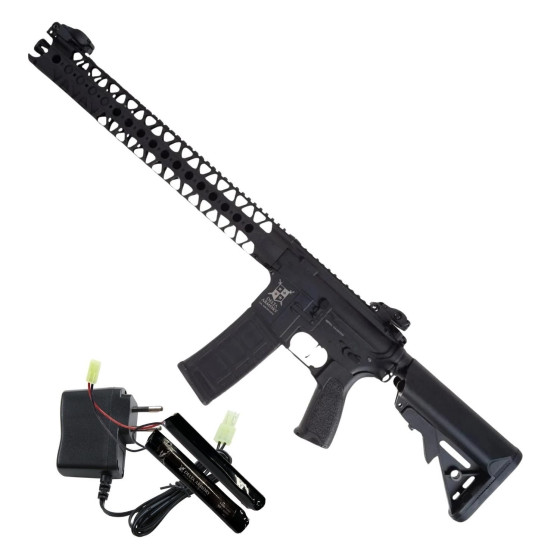 Delta Armory AR15 LA 16.2" BRAVO SİYAH Airsoft Tüfek (FULL SET)