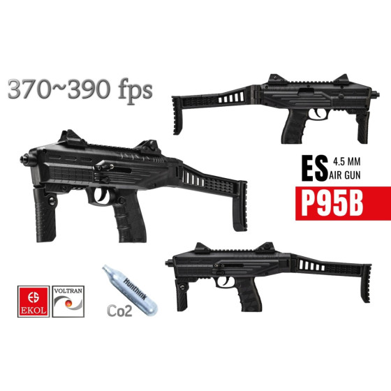 EKOL ES P95B Uzi Havalı Tabanca (Blowback)
