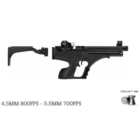 Hatsan Sortie Tactical Yarı Otomatik PCP Havalı Tabanca