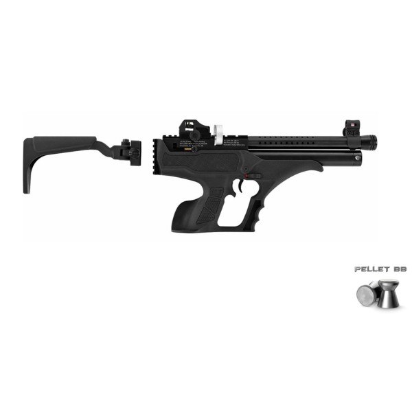 Hatsan Sortie Tactical Yarı Otomatik PCP Havalı Tabanca 6.35MM