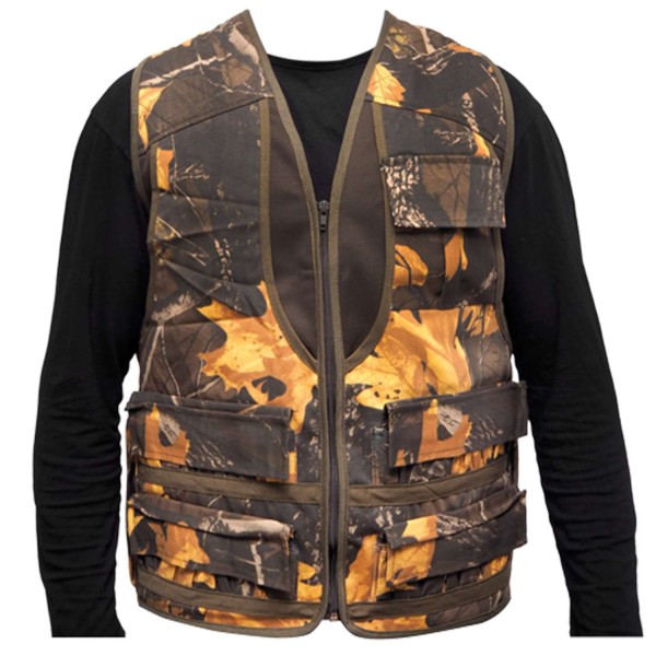 Hunthink Orman Kamuflaj Avcı Yeleği 2X Large