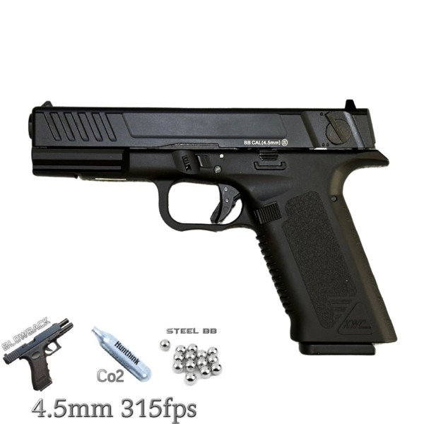 KWC KMB19 Glock-18 Model CO2 4.5mm Havalı Tabanca