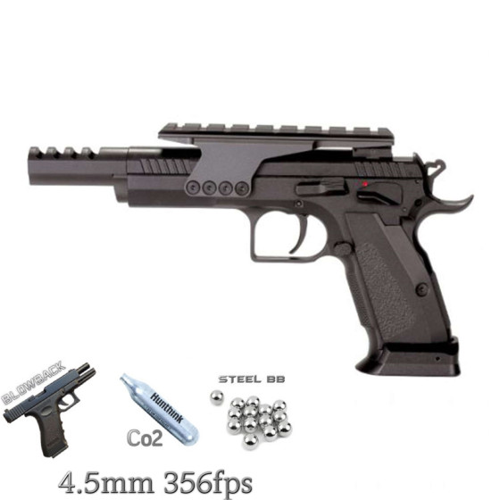 KWC KMB89 CZ75 TACTICAL 4.5mm CO2 Havalı Tabanca