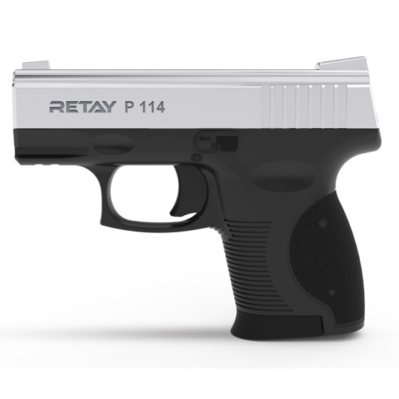 Retay P114 Parlak Krom Kurusıkı Tabanca 9mm
