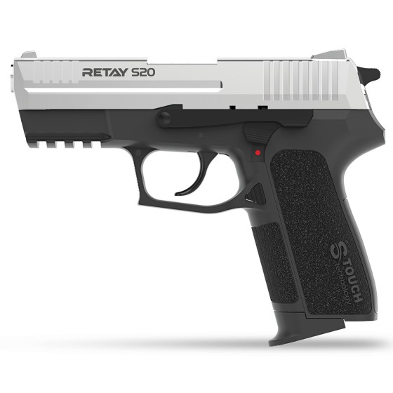 Retay S20 Parlak Krom Kurusıkı Tabanca 9mm