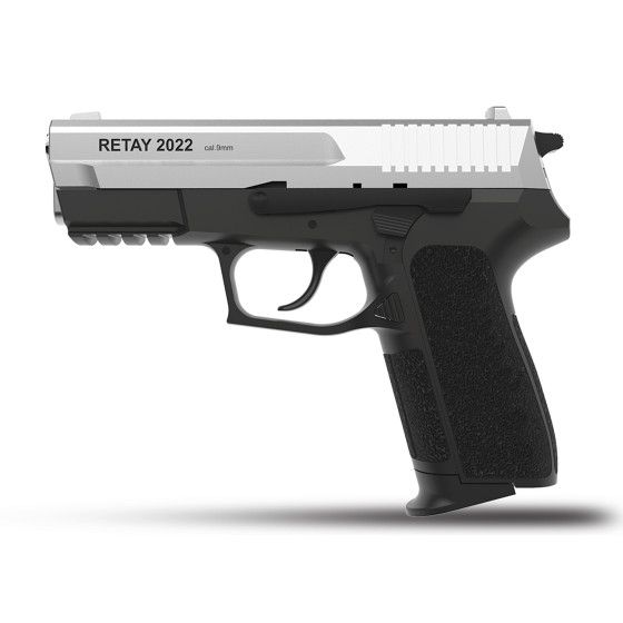 Retay S2022 Parlak Krom Kurusıkı Tabanca 9mm