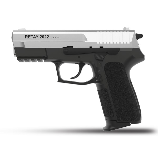 Retay S2022 Parlak Krom Kurusıkı Tabanca 9mm
