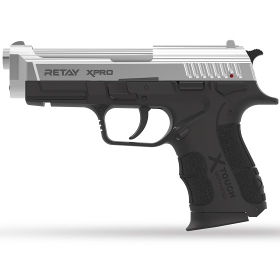 Retay XPRO Parlak Krom Kurusıkı Tabanca 9mm