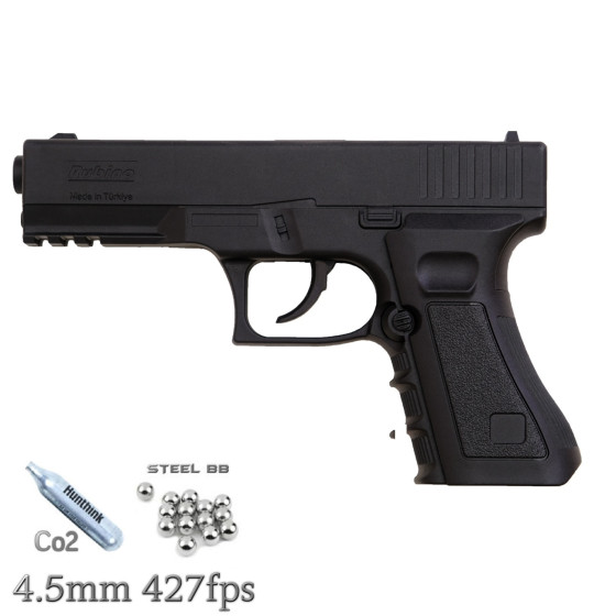 Rubino Glock-17 Model 4.5mm Siyah Havalı Tabanca