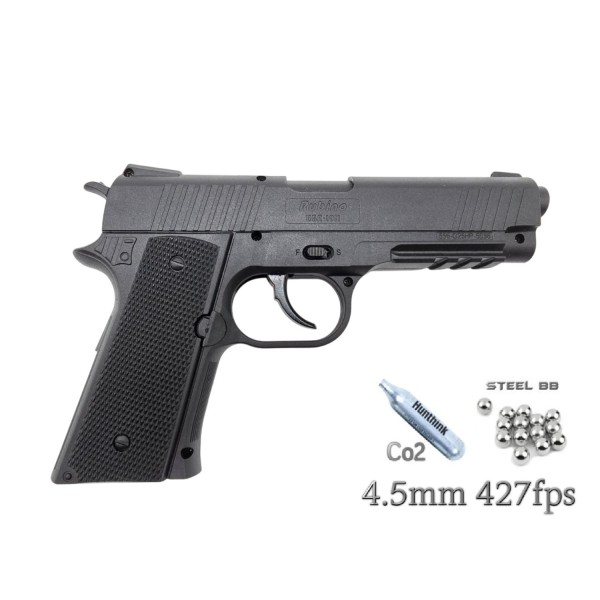Rubino RBN-1911 Siyah Co2 4.5mm Havalı Tabanca