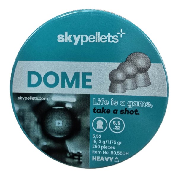 SKYPELLETS Dome Heavy 5.5 mm 18,13 Gr Havalı Saçma 250'li