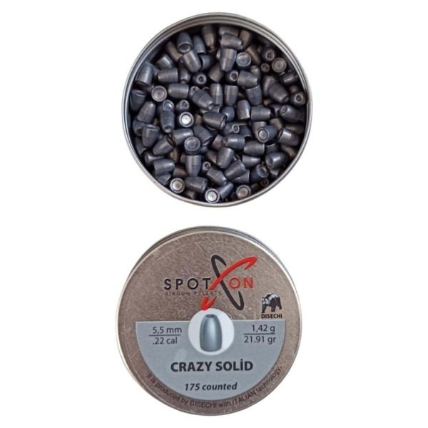 SpotOn Crazy Solid 5.5mm 21,91Grn Havalı Tüfek Saçması