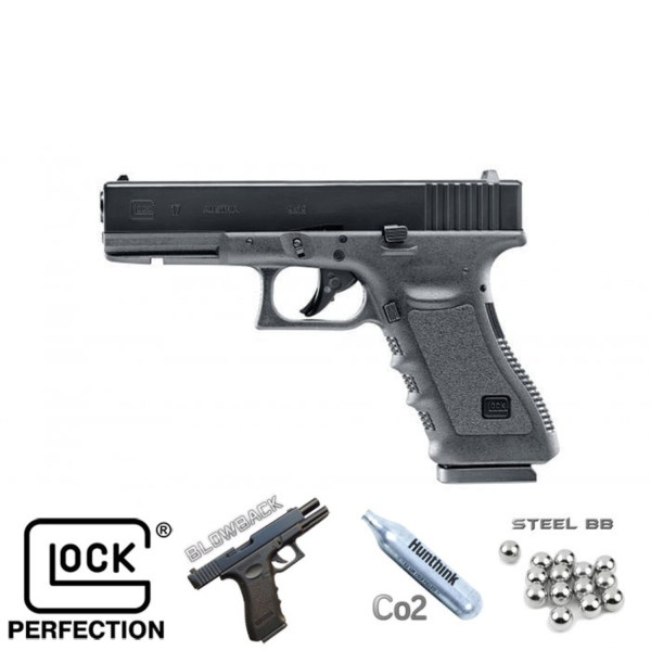UMAREX GLOCK-17 4.5MM BLOWBACK HAVALI TABANCA