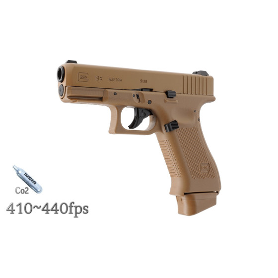 UMAREX GLOCK-19X CO2 AIRSOFT TABANCA - FDE