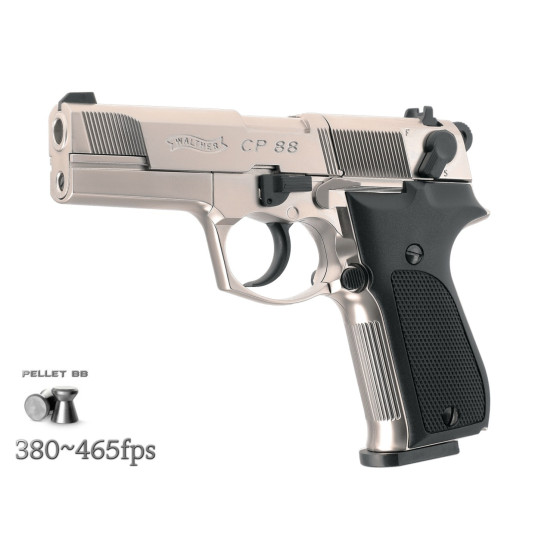 UMAREX Walther CP88 4.5mm Havalı Tabanca - Nikel