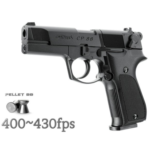 UMAREX Walther CP88 4.5mm Havalı Tabanca - Siyah