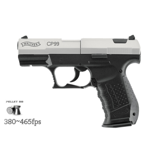 UMAREX Walther CP99 4.5mm Havalı Tabanca Gümüş-Siyah