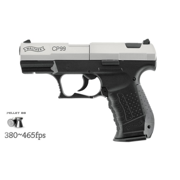 UMAREX Walther CP99 4.5mm Havalı Tabanca Gümüş-Siyah