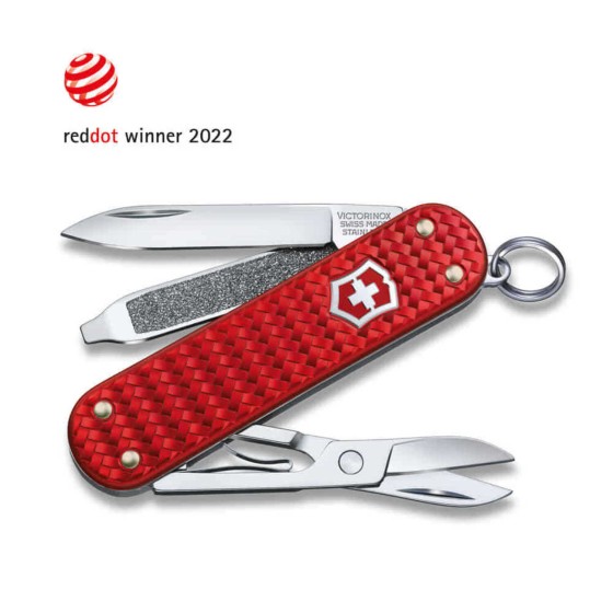 Victorinox 0.6221.401G Classic Alox Çakı, Kırmızı